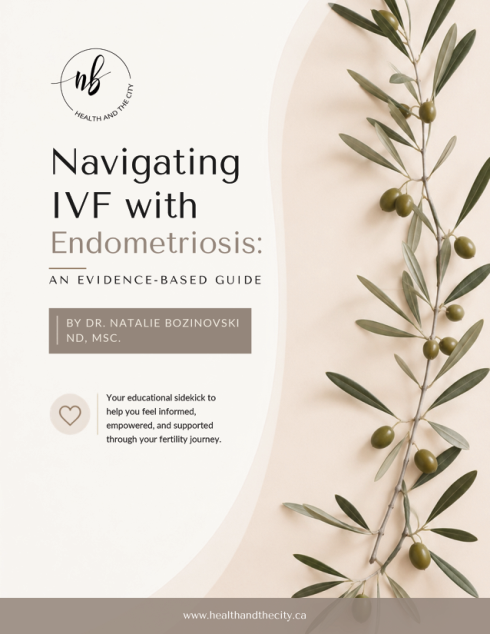Cover of Navigating IVF with Endometriosis